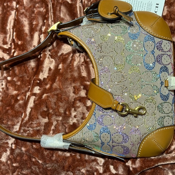 Coach Crystal Rainbow Hobo Bag 💎 💞 the Hamptons Hobo Limited Re-Edition 2005 🔥🔥 - Picture 8 of 10
